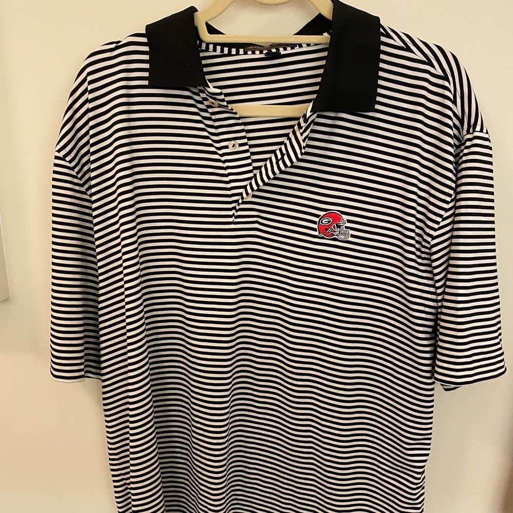 Peter Millar Summer Comfort - UGA golf shirt - size Large